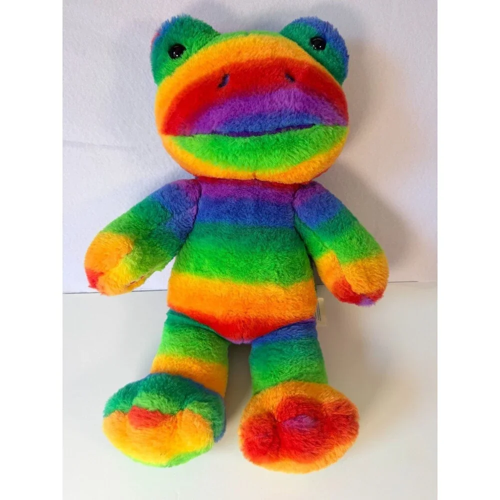 Build-A-Bear Rainbow Pride Frog~Retired 16
